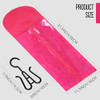 3PCS Extra Long Wig Bags with Hanger Hair Extension Holder Storage 315 Inch