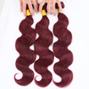 Dorabeauty Human Hair Bundles 99J Burgundy Bundles Body Wave 100 Brazilian Human Hair 20 22 24 inch