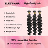 15A Human Hair Bundles 12 14 16 Inch Loose Wave Bundles Human Hair 100 Unprocessed Brazilian Virgin Hair 3 Bundles Doubl