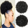 THEMIS HAIR Afro Puff Drawstring Ponytail For Black Women High Puff Drawstring Short Ponytail Bun For Short Natural Hair