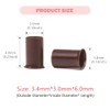 Vlasy Micro Rings Links Beads34mm Microlink Beads NonSilicone Copper Tubes Microbead for Hair FeathersITip Hair Extensio