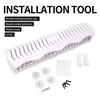 Hair Extension Holder Hair Extension Style Caddy Designed to Hold ClipIns TapeIns Micro Bundles and SewIn Wefts While Yo