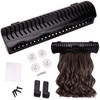 Hair Extension Holder Hair Extension Style Caddy Designed to Hold ClipIns TapeIns Micro Bundles and SewIn Wefts While Yo