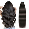 SUYYA Tape in Hair Extensions Remy Human Hair 18 inches 50gpack 20pcs Straight Seamless Skin Weft Tape Hair Extensions N