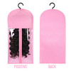 2PCS Wig Holder Wig Storage Portable Wig Bags Storage with Hanger Hair Extension Holder for Styling Wig Storage Bags Wig