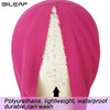 22 Inch Canvas Block Head Mannequin Wig Head With Stand Pink for Display with Mount HolesRosy