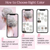 HOOJIH Messy Bun Hair Pieces 4 Pieces Messy Bun Straight Bun Hair Pieces for Women Wavy Tousled Updo Short Ponytail Hair