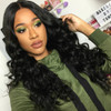 premier 360 Bouncy Body Wave Human Hair Lace Front Wigs for Black Women 360 Lace Front Wigs with Baby Hair Brazilian Rem