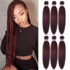 Liang Dian PreStretched Braiding Hair 22 inch 6 packs Hot Water Setting Synthetic Hair Crochet Braiding Hair Extension 9