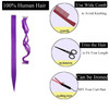 18 Inch High light Clip in Human Hair Extensions 100 Straight Clip on Party Highlights Colored Hair Extensions 6 Piecess