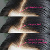 Quinlux Wigs 180 Density 1B30 Color Blonde Highlight Wig HD Transparent Lace Wig Water Wave Ombre Colored 13x6 Lace Fron