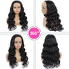 Urbeauty Body Wave 3 in 1 Half Wig Human Hair Glueless Wear and Go Wigs for Black Women Beginner Friendly Natural Look C