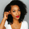BLY Mongolian Afro Kinky Curly Boho Human Hair Wig 3 Bundles 888 Inch Unprocessed Weft Big Hair for Black Women Natural