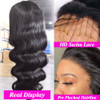 ANNELBEL 250 Density 13x4 Body Wave Lace Front Wigs Human Hair 24 inch Glueless Human Hair Wigs for Women Pre Plucked HD