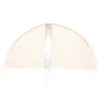 BTWTRY 13x6 Lace Frontal Net Material Medium Brown Color Swiss Lace Frontal Closure Base 2Pcs Foundation Wig Accessories
