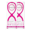 Dreamlover Portable Tall Stands for All Wigs Collapsible Wig Dryer for Travel Hot Pink 2 Packs