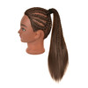 RYHAIR 30 Inch 80 Real Human Hair Mannequin Head Cosmetology Manican Mannequins Heads with Stand for Display Practice St