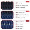 Xtrend 6Pcs 24 Inch Ombre Jumbo Braiding Hair 2 Tone Afro Braiding Hair Extensions 24 Inch Synthetic Hair for Braiding 1