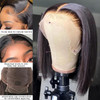 SUPERLOOK Bob Wig Human Hair 13x4 Frontal Lace Wig 200 Density HD Lace Front Wigs Human Hair Pre Plucked Bob Wigs for Wo