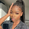 Kalisa Braid Wigs for Black Women Handmade Black Braided Lace Front Wigs High Density Synthetic Wigs Twist Braids Wigs w
