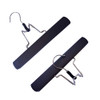 2 Pcs Hair Extensions Hanger Wooden Wig Storage Hair Hanger with AntiSlip for Wigs Black