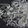 250 Pcs Hair Extension Shrink Tubes Shrinky Clear Tubes for Hair Extensions Clear