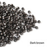 500 Pcs 50 mm Silicone Lined Micro Links Rings Hair Extensions Beads Silicone Lined Beads for Human Hair Extensions and