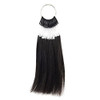 30 strandsset 100 Human Hair Swatches Testing Color Rings for Human Hair Extensions and Salon Hairdressing Hair Dyeing S