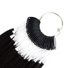 30 strandsset 100 Human Hair Swatches Testing Color Rings for Human Hair Extensions and Salon Hairdressing Hair Dyeing S