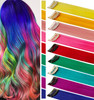 FAIRY COLOR 9PCS Hair Accessories Party Highlights Colorful Clip in Synthetic Hair ExtensionsStraight Long Hairpieces Ra