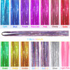 14 Colors Hair Tinsel Kit with Tool 47 inch 2800 Strands Tinsel Hair Extensions for Women Girls Fairy Hair Tinsel Glitte