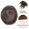 lumeng Mens Piece Replacement Unit Real Mono Lace Brown Color 4 Toupee Human Hair 7x9 Inch 6 Inch Length System Human Ha