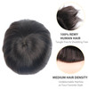 lumeng Toupee for Men Hair Piece Male Hair Unit Balding Man Replacement 100 Human Hair Mono Lace With NPU Around Lace Sy