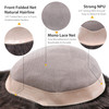 lumeng Toupee for Men Hair Piece Male Hair Unit Balding Man Replacement 100 Human Hair Mono Lace With NPU Around Lace Sy