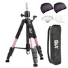 GEXWORLDWIDE GEX 55 Mannequin Tripod Stand Canvas Block Training Doll Manikin Head Wig Stand for Cosmetology Hairdressin
