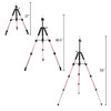 GEXWORLDWIDE GEX 55 Mannequin Tripod Stand Canvas Block Training Doll Manikin Head Wig Stand for Cosmetology Hairdressin