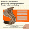 Full Shine Human Hair Tape in Extensions 12 Inch Tape Hair Extensions 3 Darker Brown to 8 Ash Brown Highlight 22 Medium