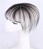 RemeeHi Human Hair Bangs with Top Piece Clip in Seamless TopperFringe Extension Hand Made Dark Brown