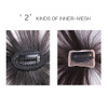 RemeeHi Human Hair Bangs with Top Piece Clip in Seamless TopperFringe Extension Hand Made Dark Brown