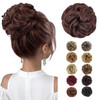 MORICA Messy Hair Bun Hair Scrunchies Extension Curly Wavy Hair Synthetic Chignon Hairpieces for Women33