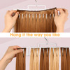 Hair Extension Holder Hanger Rack for Holding Extra Wide Full Length Wefts MultiLayer Hair Styling Washing Drying Barber