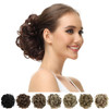 Yamel Messy Bun Scrunchie Chignon Hairpiece Updo Curly Bun Extension Combs in Messy Bun Hair Piece for Women Dark Blonde