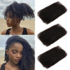 FASHION IDOL Afro Kinkys Bulk Human Hair for Dreadlock Extensions Loc Repair Braiding Twist Tight Afro Kinky Human Hair