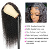 kiss love Glueless Wigs Human Hair Pre Plucekd with Baby Hair 180 Density Deep Wave Closure Wig Glueless Wig 4x4 HD Tran
