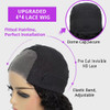 Wear and Go Glueless Wigs Human Hair Pre Plucked Pre Cut Deep Wave Bob Wig Human Hair Lace Front Wigs for Beginners Upgr