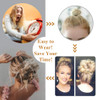 Lativ Messy Hair Bun Tousled Updo Hair Scrunchies Extension With Elastic Rubber Band Messy Accessories Hair Pieces for W