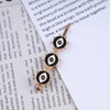 Iaceble Vintage Evil Eye Hairclip Barrette Metal Eye Hairpins Clip Boho Eye Side Clip Hairpin Three Eye Bobby Pin Decorative Hair Accessories for Wom online at globaldelivered