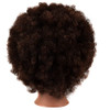 Afro Curly Mannequin Head with 100 Human Hair Curly Hair Hairdresser Hair Styling Cosmetology Manikin Head Doll head for