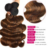 UNice Brown Highlight Body Wave Human Hair Weave 3 Bundles 18 20 22 inch Brazilian Remy Hair Ombre Blonde Human Hair Wav