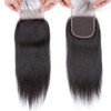 DMS Brazilian Virgrn Human Hair Closure Straight Lace Closure 4x4 Top Swiss Lace Closure Human Hair Straight Bundle 12in